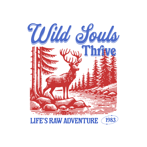 卡通动物头像手绘鹿头卡通英文字母图案