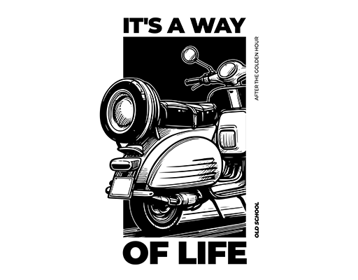 卡通摩托车图案手绘摩托车女士摩托车