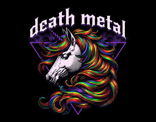 卡通马图案卡通独角兽图案彩色马头像