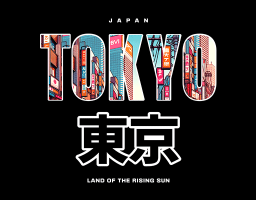 卡通英文字母图案东京英文字母图案卡通建筑图案