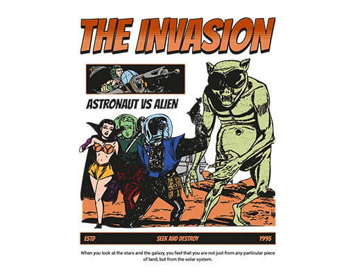 卡通怪兽图案卡通超人印花图案