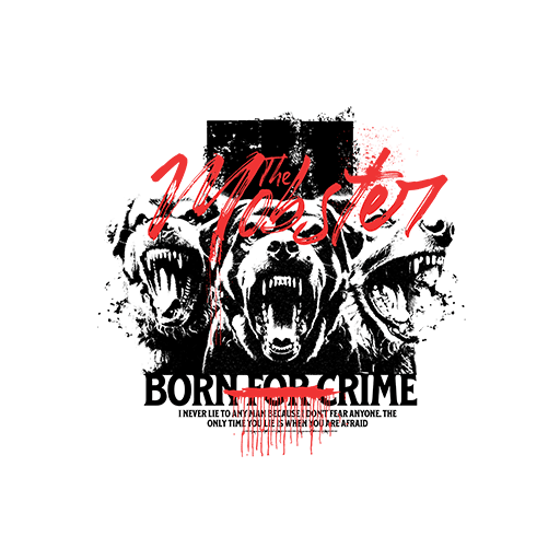 卡通动物头像手绘卡通狗头像狼狗印花素材