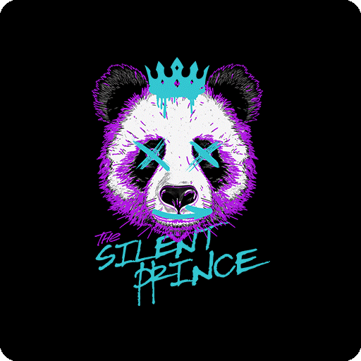 卡通熊猫头像手绘熊猫涂鸦熊猫印花素材