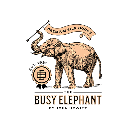 卡通大象图案手绘大象印花素材卡通动物