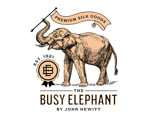 卡通大象图案手绘大象印花素材卡通动物