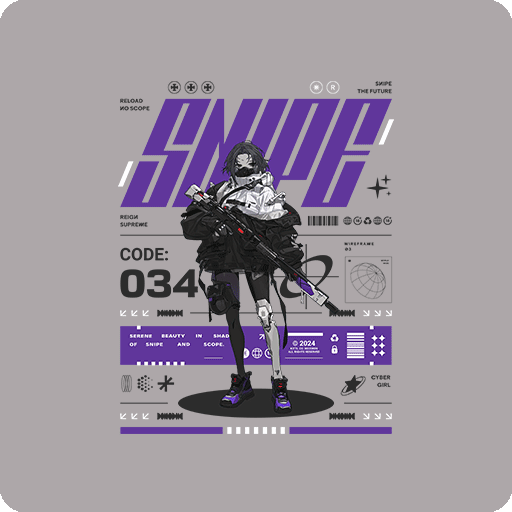 卡通女孩图案卡通战士图案卡通英文字母图案