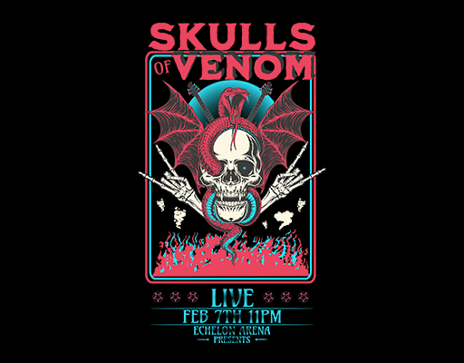 卡通骷髅头图案手绘骷髅火焰图案