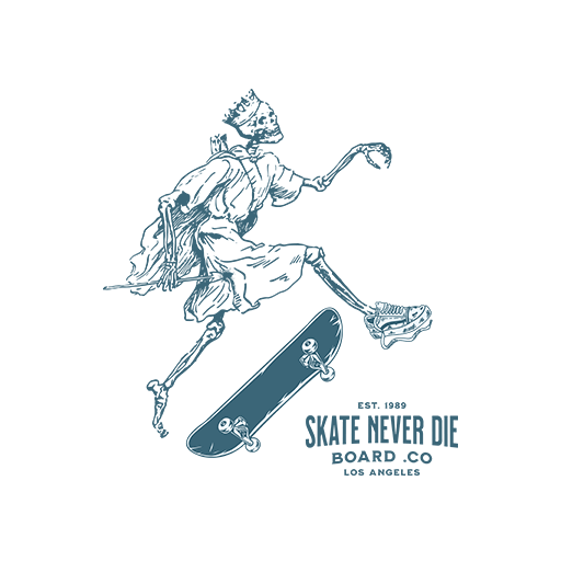 卡通骷髅头图案滑板的骷髅印花素材