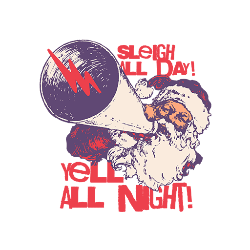 卡通人物图案圣诞老人头像涂鸦人物