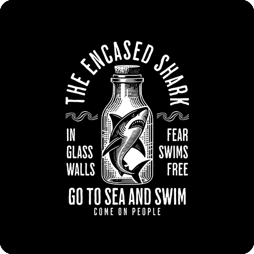 卡通鲨鱼图案卡通英文字母图案手绘鲨鱼玻璃瓶子