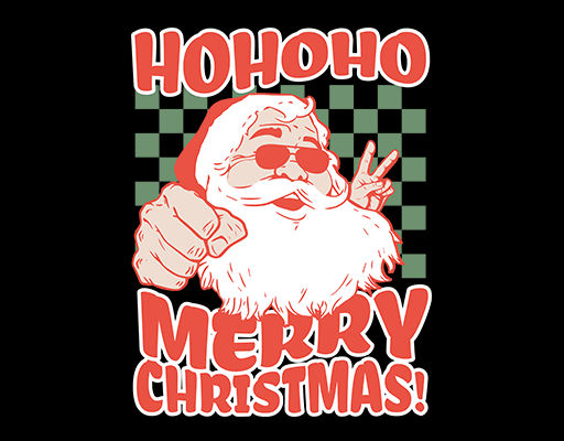 卡通人物头像圣诞老人头像戴墨镜的人物