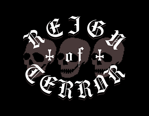 卡通骷髅头图案复古英文字母图案