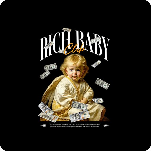 卡通男孩头像卡通天使图案变形英文字母图案