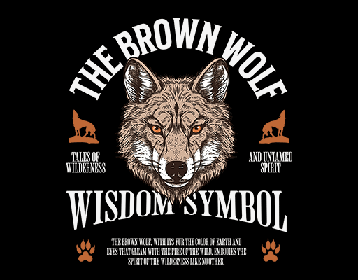 卡通动物头像卡通狼头图案手绘狼头像