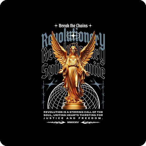 卡通天使图案金色人物图案卡通雕塑图案