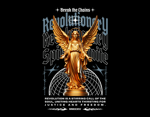 卡通天使图案金色人物图案卡通雕塑图案