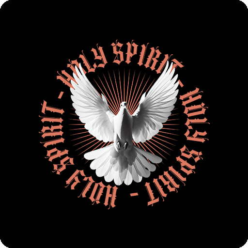 卡通鸽子图案手绘格子圆形英文字母图案