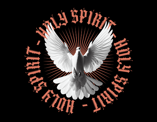 卡通鸽子图案手绘格子圆形英文字母图案