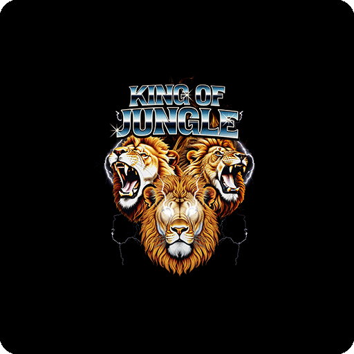 卡通狮子头像三只狮子图案男装印花素材