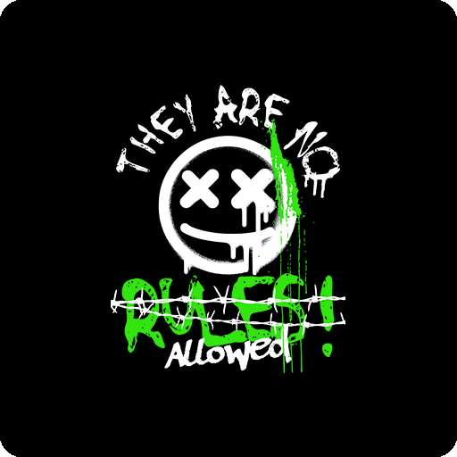 涂鸦表情图案微笑表情印花素材