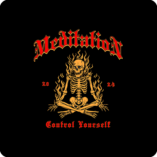 卡通骷髅头图案变形英文字母图案火焰骷髅图案