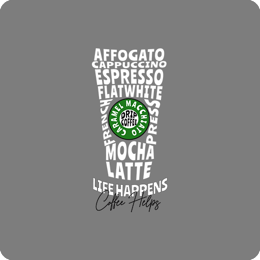 卡通杯子图案饮料杯子图案文字排列的杯子