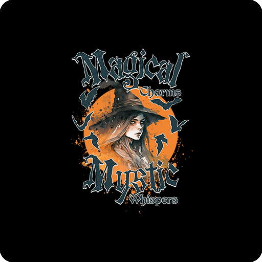 女巫图案卡通英文字母图案涂鸦英文字母图案