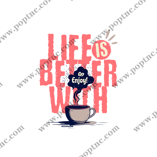 卡通英文字母图案咖啡图案手绘卡通涂鸦英文字母