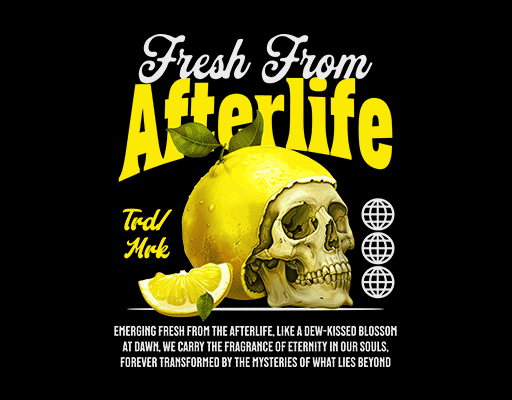 卡通骷髅头图案卡通英文字母图案柠檬骷髅图案