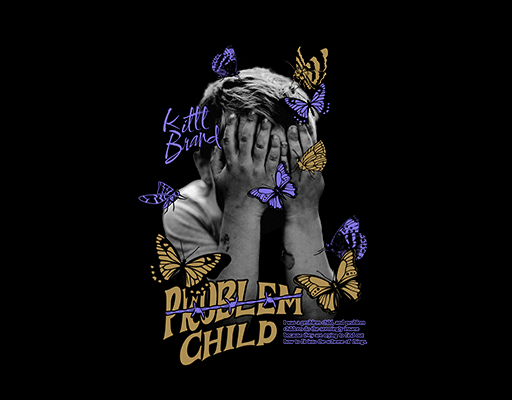 卡通男孩头像捂住脸的男孩卡通蝴蝶彩色蝴蝶蝴蝶男孩