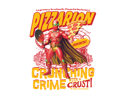 卡通超人图案披萨超人印花素材变形英文字母图案