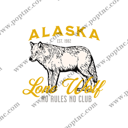 卡通动物图案卡通狼图案手绘狼印花素材