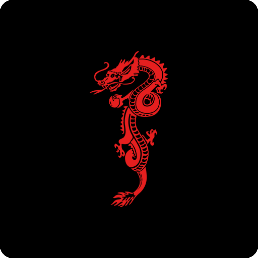 卡通龙图案男装印花素材卡通图腾