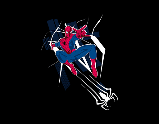 蜘蛛侠图案动画片人物图案