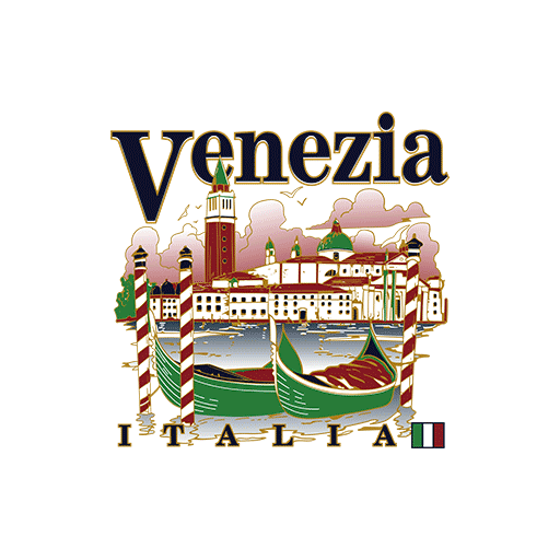 威尼斯小镇图案卡通建筑图案城市风景图案船图案