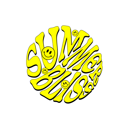 卡通英文字母图案圆形英文字母微笑表情图案