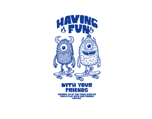 卡通动物图案卡通怪物图案变形英文字母图案滑板怪物