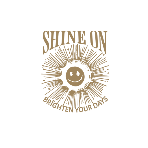 卡通表情图案微笑表情印花素材男装印花素材卡通太阳