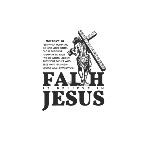 十字架人物图案卡通英文字母图案背十字架的人物男装印花素材