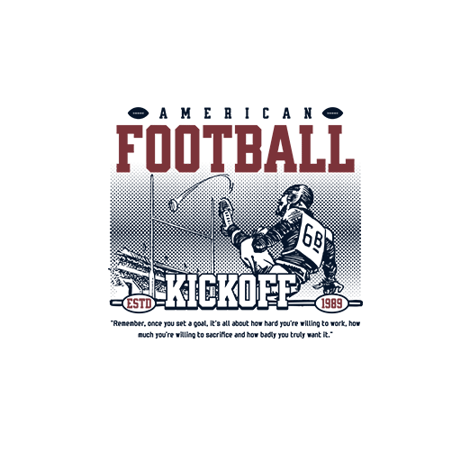 卡通橄榄球人物图案卡通英文字母图案