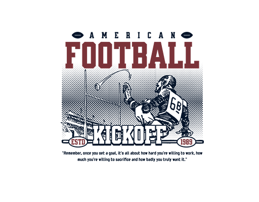 卡通橄榄球人物图案卡通英文字母图案