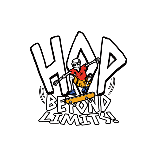 卡通骷髅头图案滑板骷髅涂鸦英文字母图案