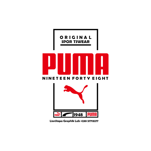 puma图案彪马图案卡通动物图案品牌印花素材