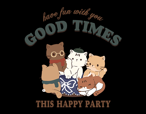 卡通猫咪图案手绘猫咪卡通英文字母戴眼镜的猫