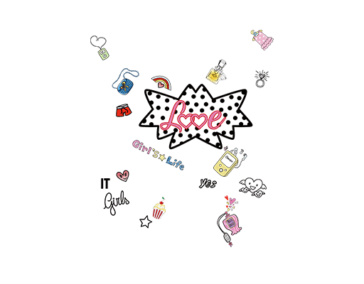 卡通英文字母图案手写英文字母卡通物品图案