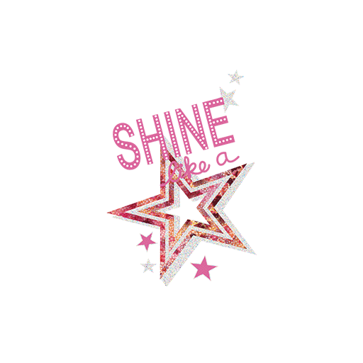 卡通五角星图案彩色五角星卡通英文字母图案