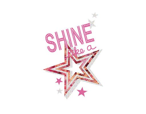 卡通五角星图案彩色五角星卡通英文字母图案