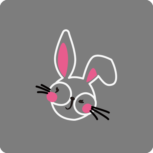 卡通兔子头像手绘兔子头像卡通动物头像