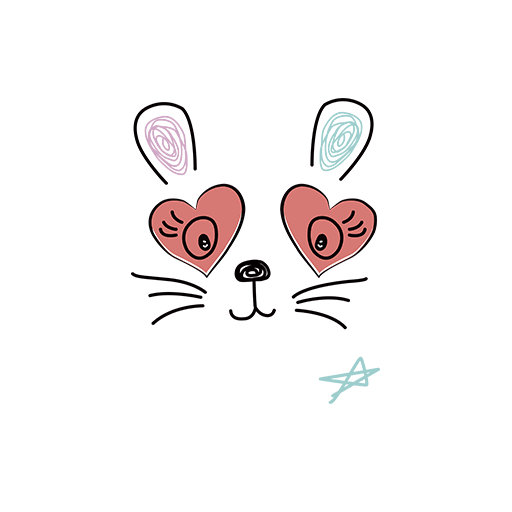 卡通猫咪头像手绘猫头像猫表情印花素材