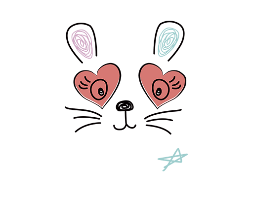 卡通猫咪头像手绘猫头像猫表情印花素材